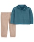 Conjunto longo infantil 2 peças em sherpa mescla multicor