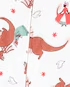 Macacão pijama infantil de dragão e princesas branco |