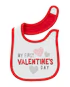Babador my first valentine's day cinza