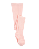 Meia calça infantil texturizada rosa |