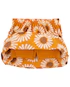 Conjunto curto infantil com babados floral multicor |